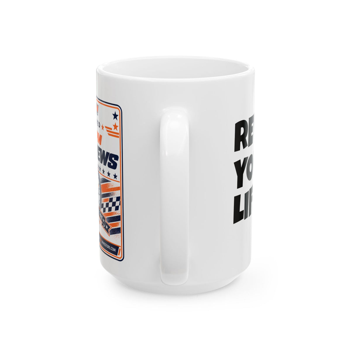 RPM Rev Brews Racing Fuel Ceramic Mug