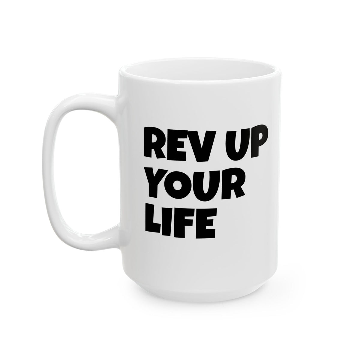 RPM Rev Brews Racing Fuel Ceramic Mug